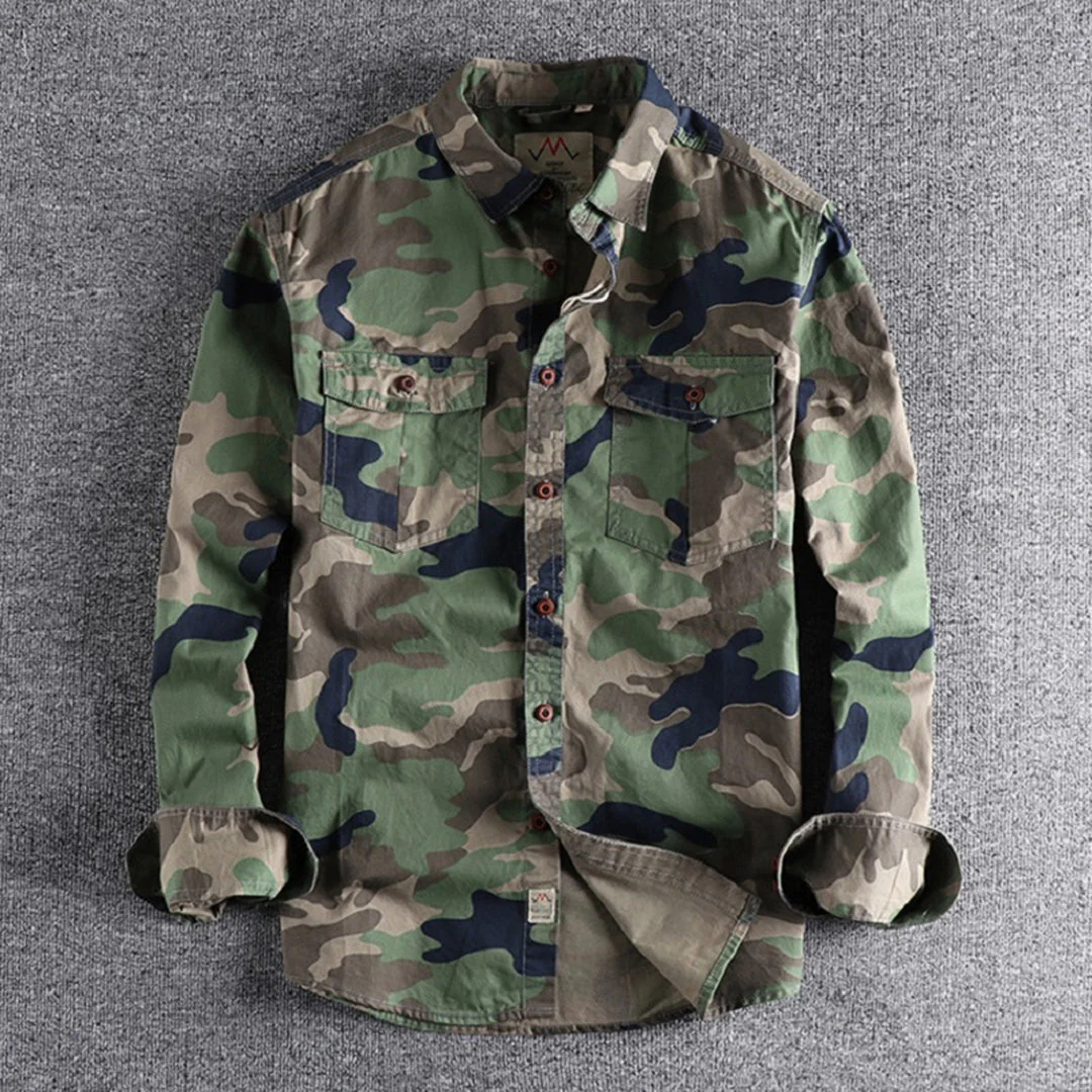 Marick | Herenhemd met camouflageprint - Image 13