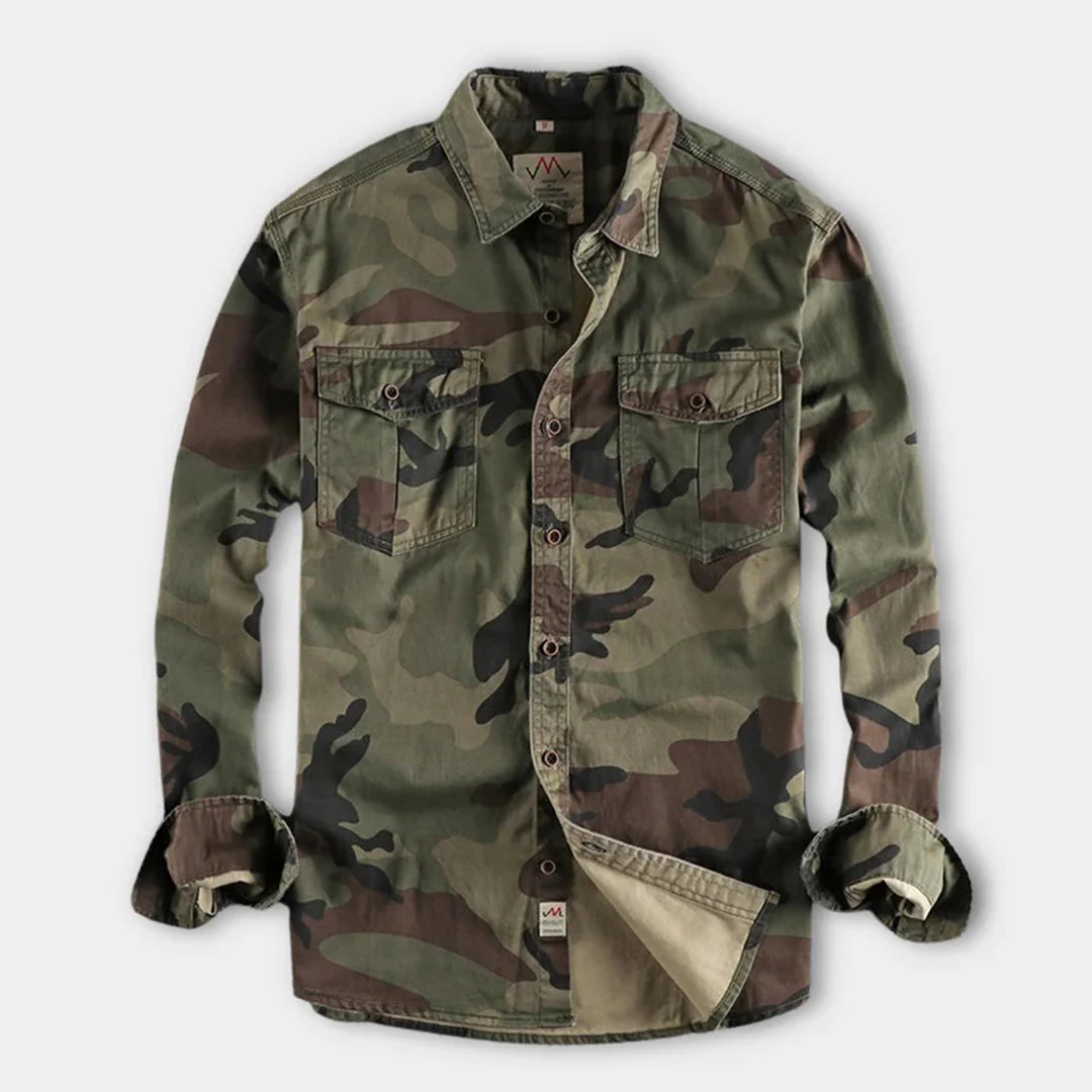 Marick | Herenhemd met camouflageprint - Image 4