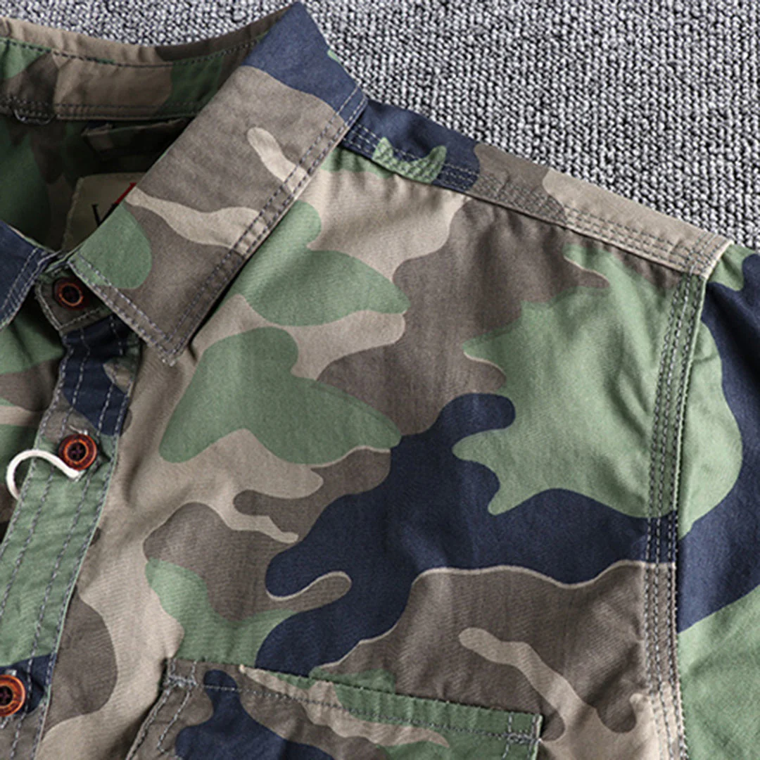 Marick | Herenhemd met camouflageprint - Image 6