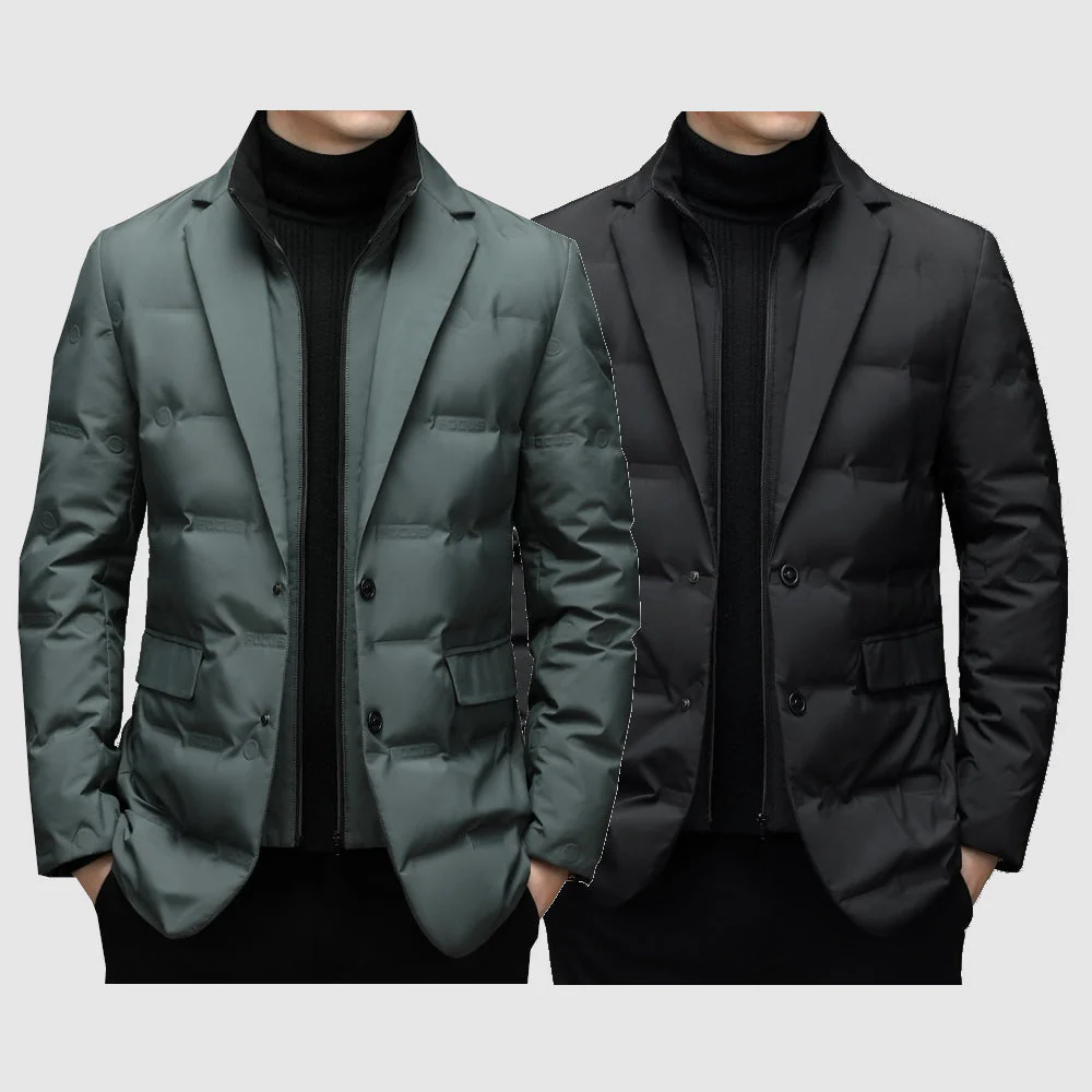 Maurits | Luxe heren gevoerde parka coat - Image 3