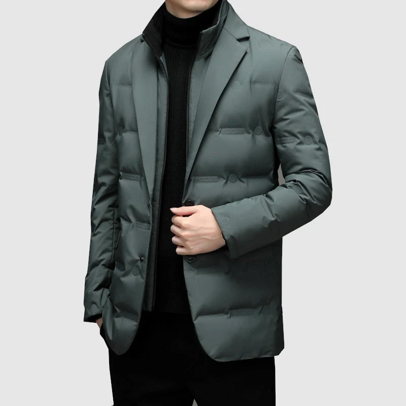 Maurits | Luxe heren gevoerde parka coat - Image 4