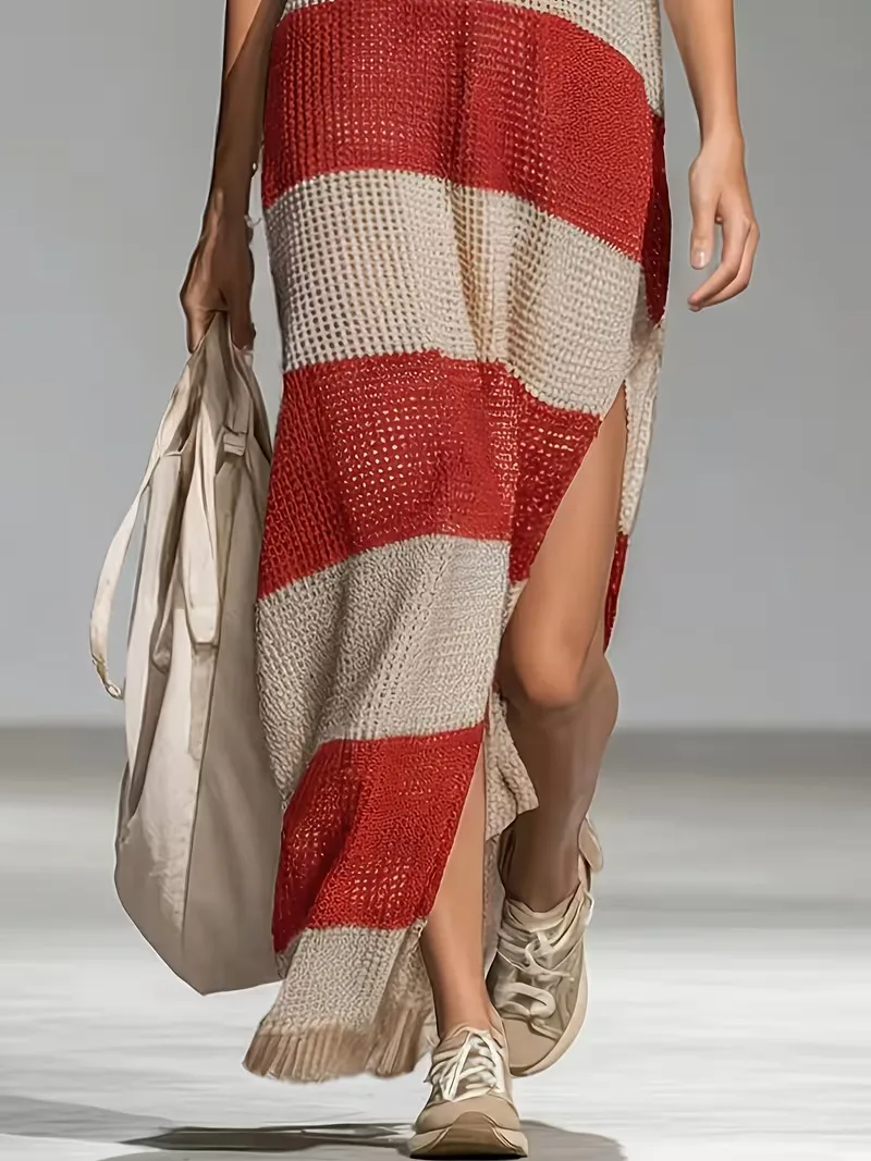 Maxi cover-up met V-hals - Image 11