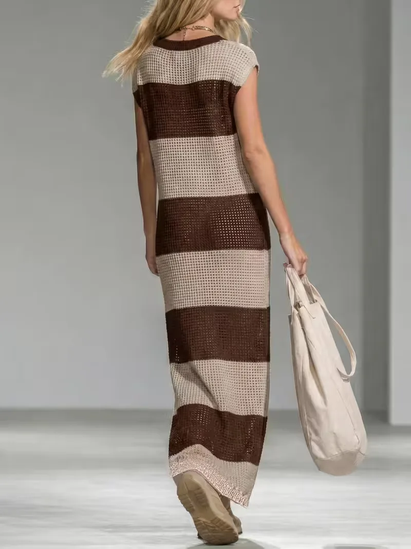 Maxi cover-up met V-hals - Image 13