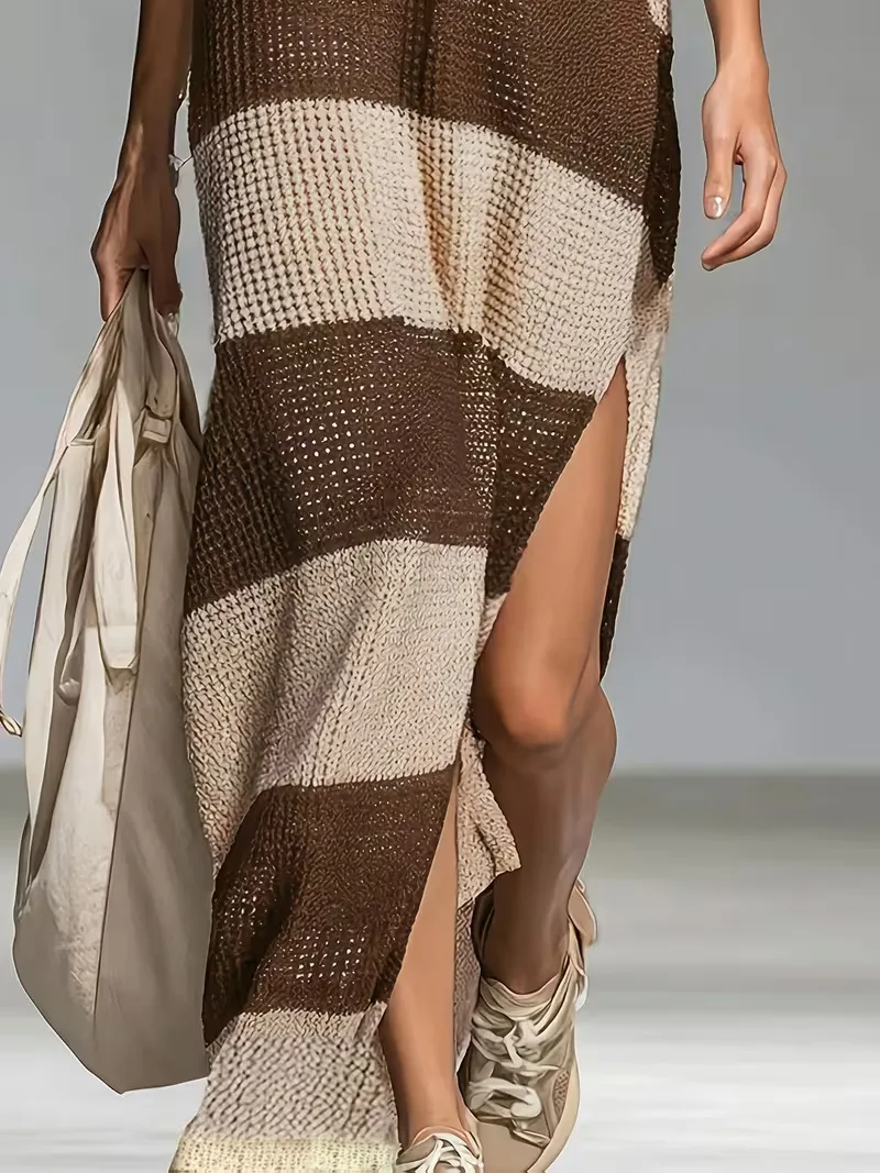 Maxi cover-up met V-hals - Image 15