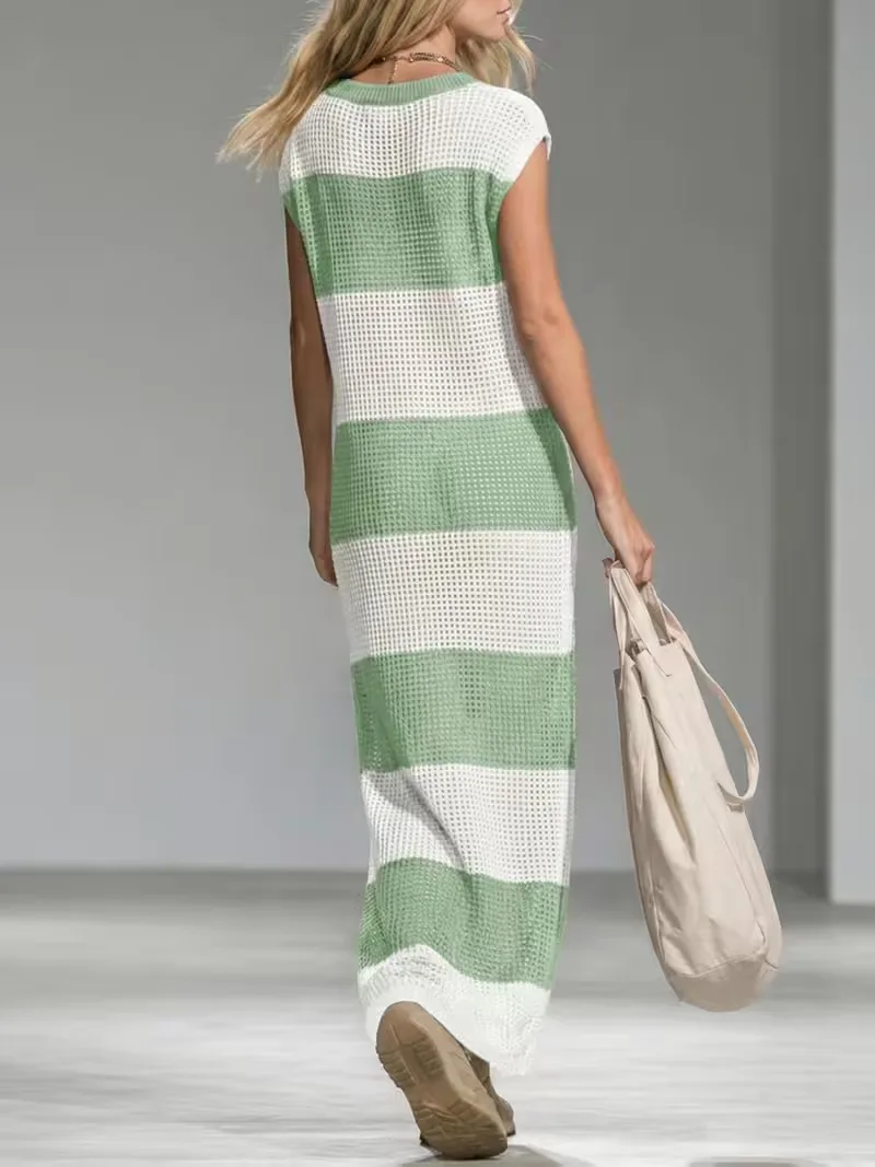 Maxi cover-up met V-hals - Image 16