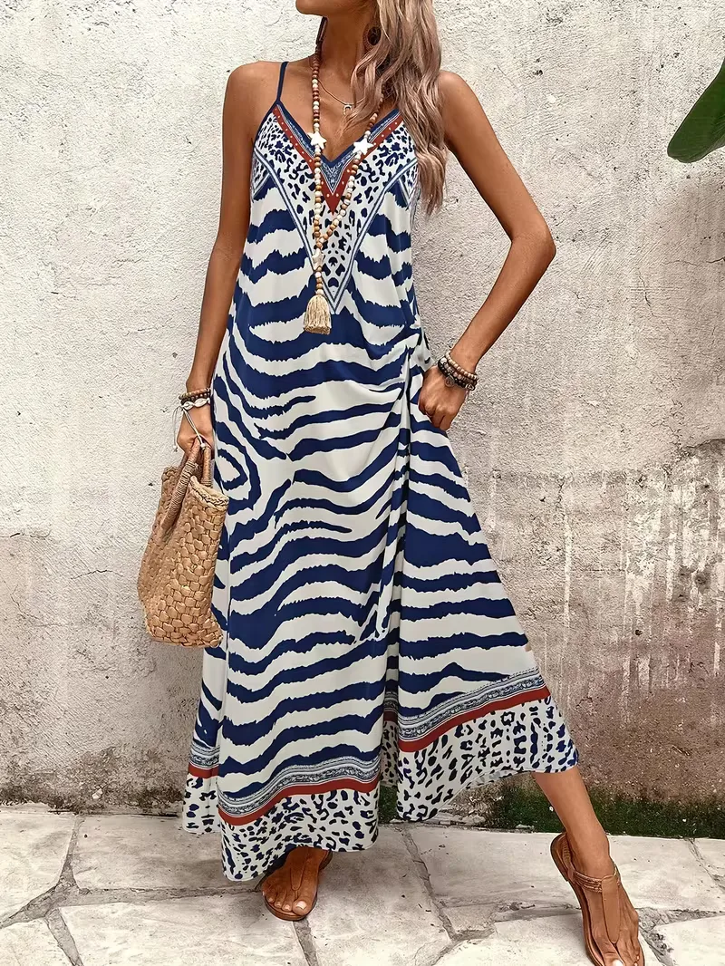 Maxi jurk met leopard print - Image 11
