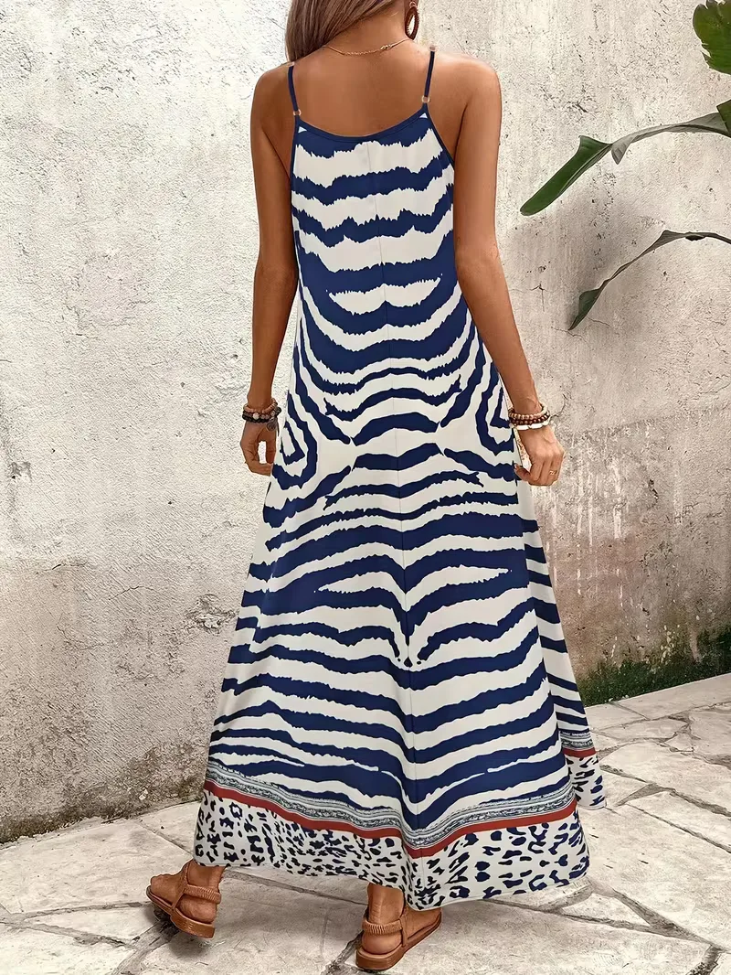 Maxi jurk met leopard print - Image 13