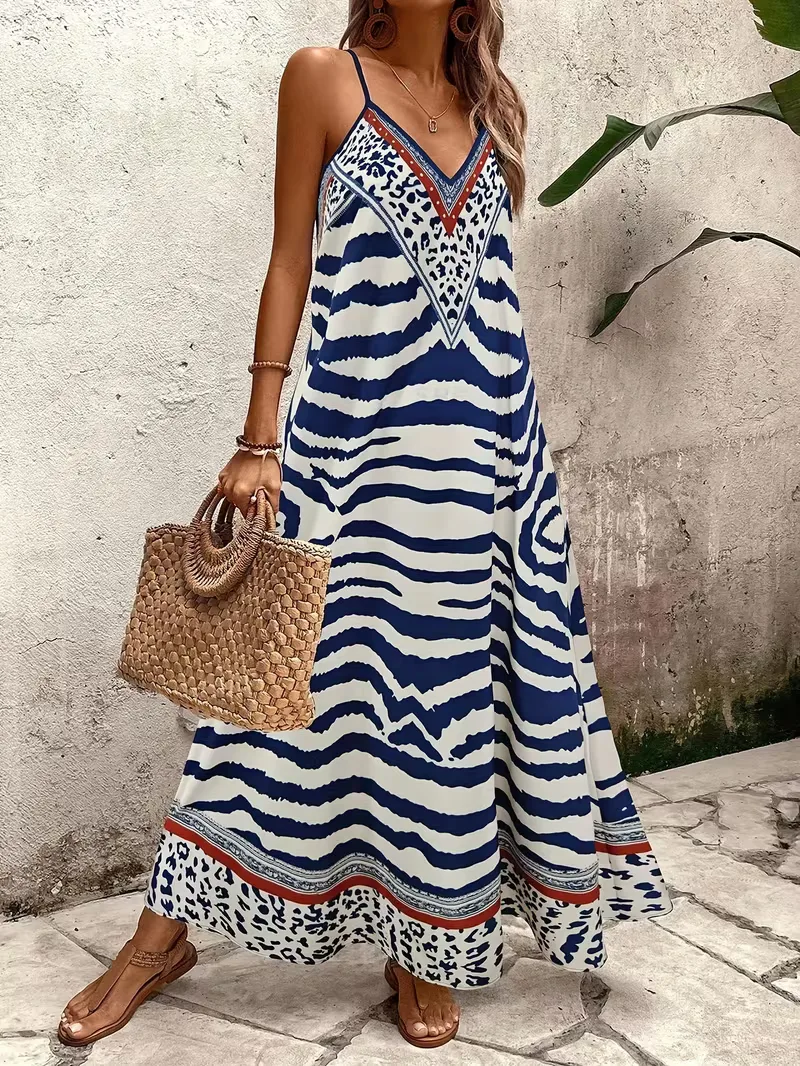 Maxi jurk met leopard print - Image 14