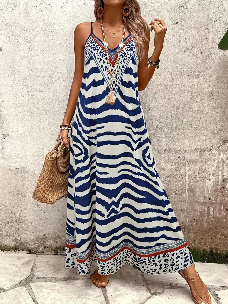 Maxi jurk met leopard print - Image 15