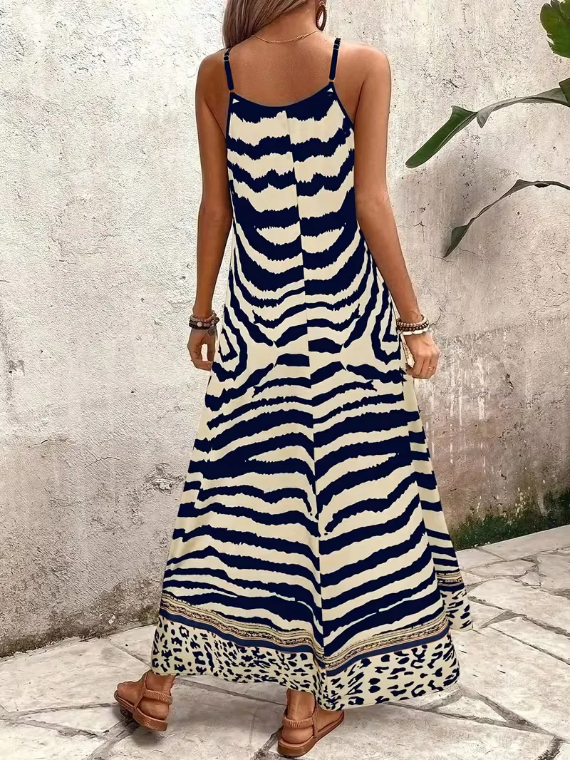 Maxi jurk met leopard print - Image 17