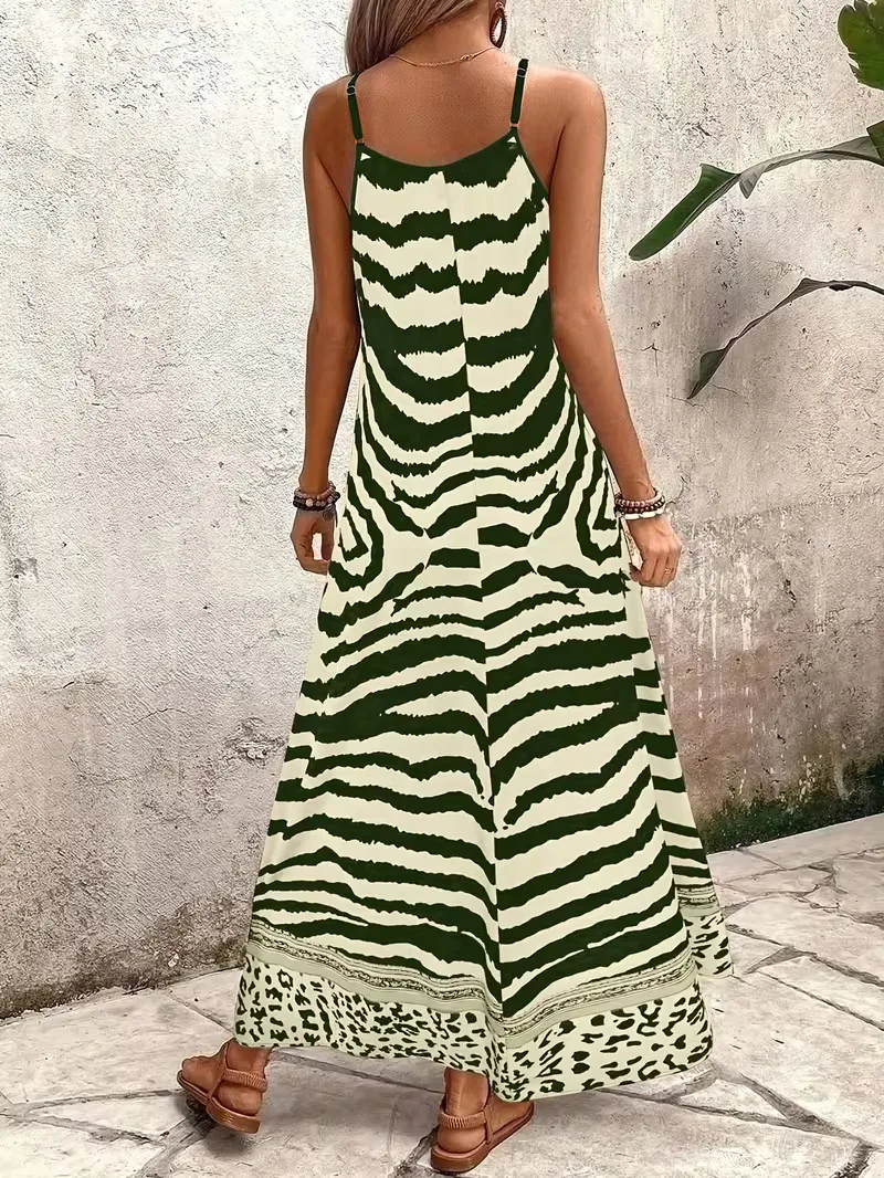 Maxi jurk met leopard print - Image 22