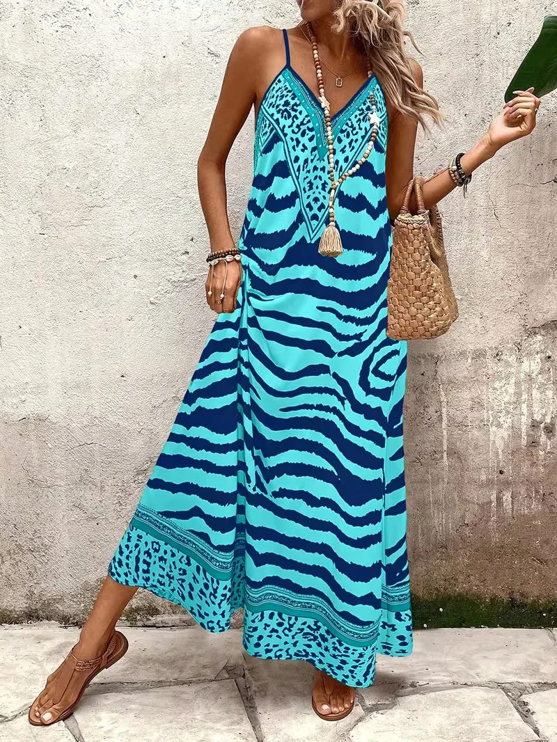 Maxi jurk met leopard print - Image 31