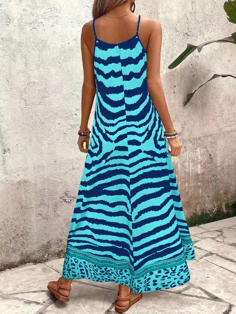 Maxi jurk met leopard print - Image 32