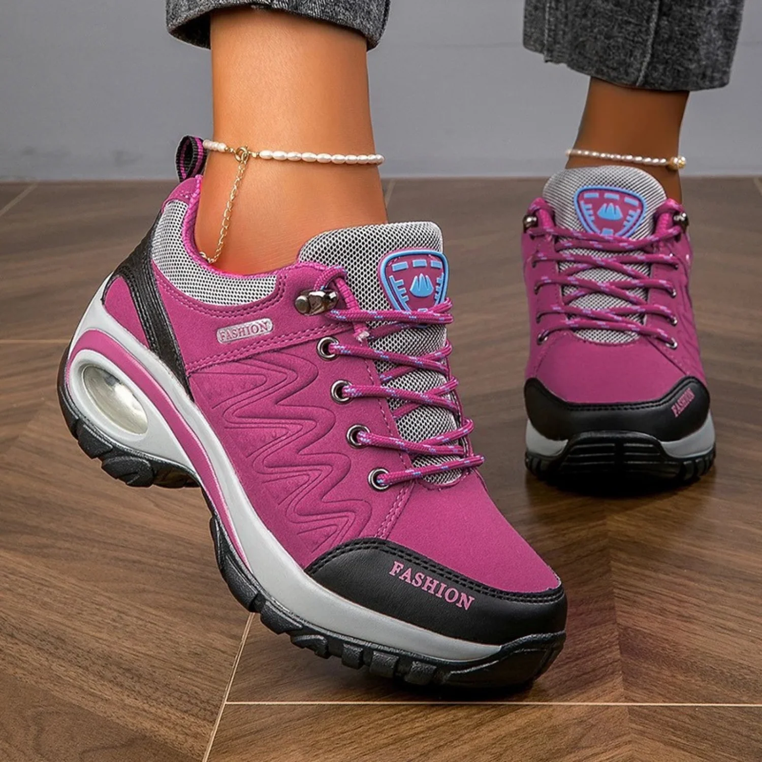 Mila | Waterdichte kleurrijke dames wandelschoenen - Image 2