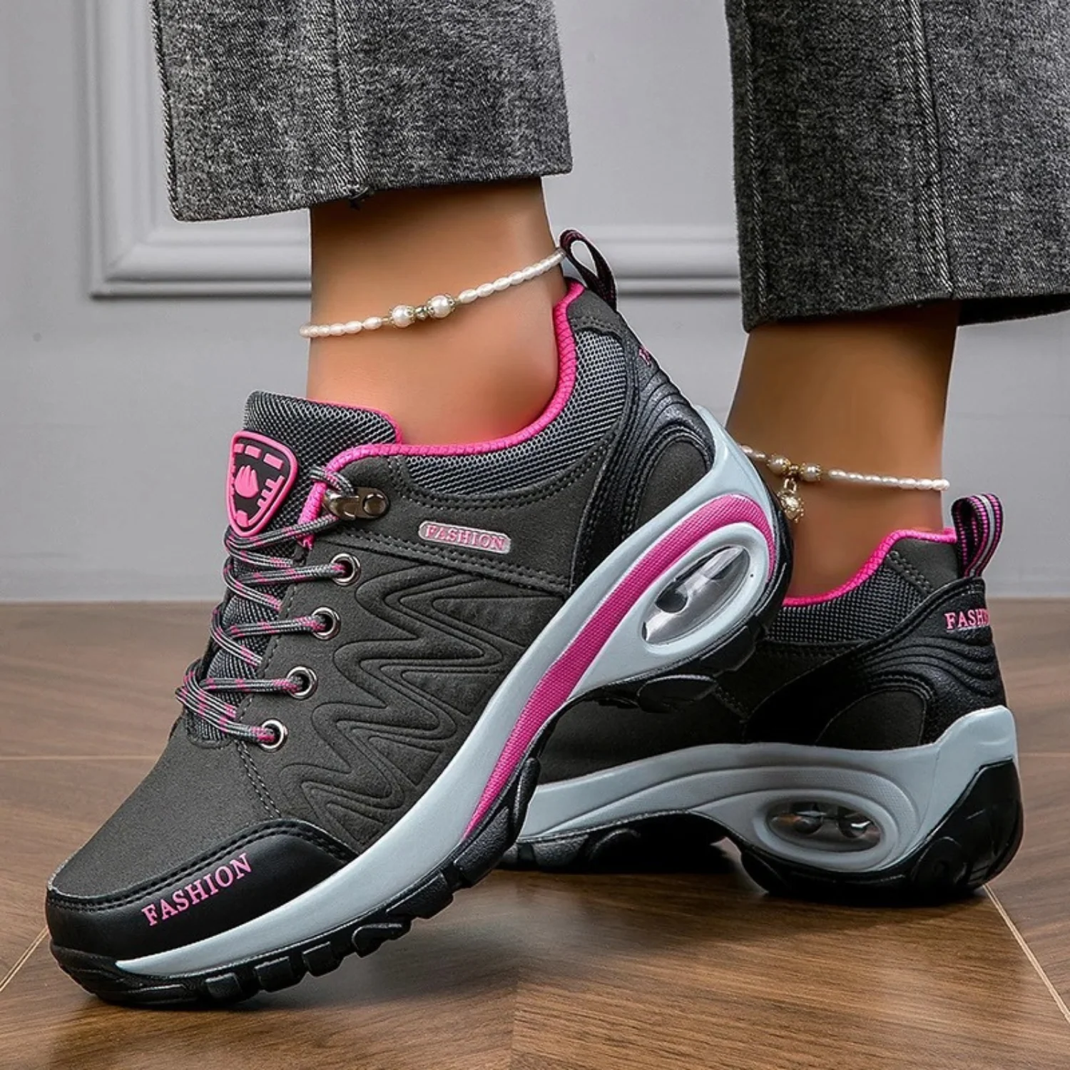 Mila | Waterdichte kleurrijke dames wandelschoenen - Image 3