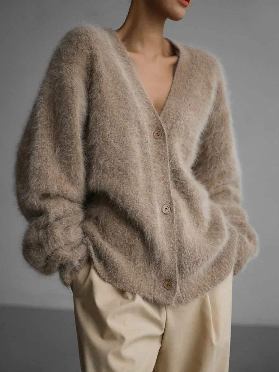 Mila | Zacht fluffy dames vest - Image 6