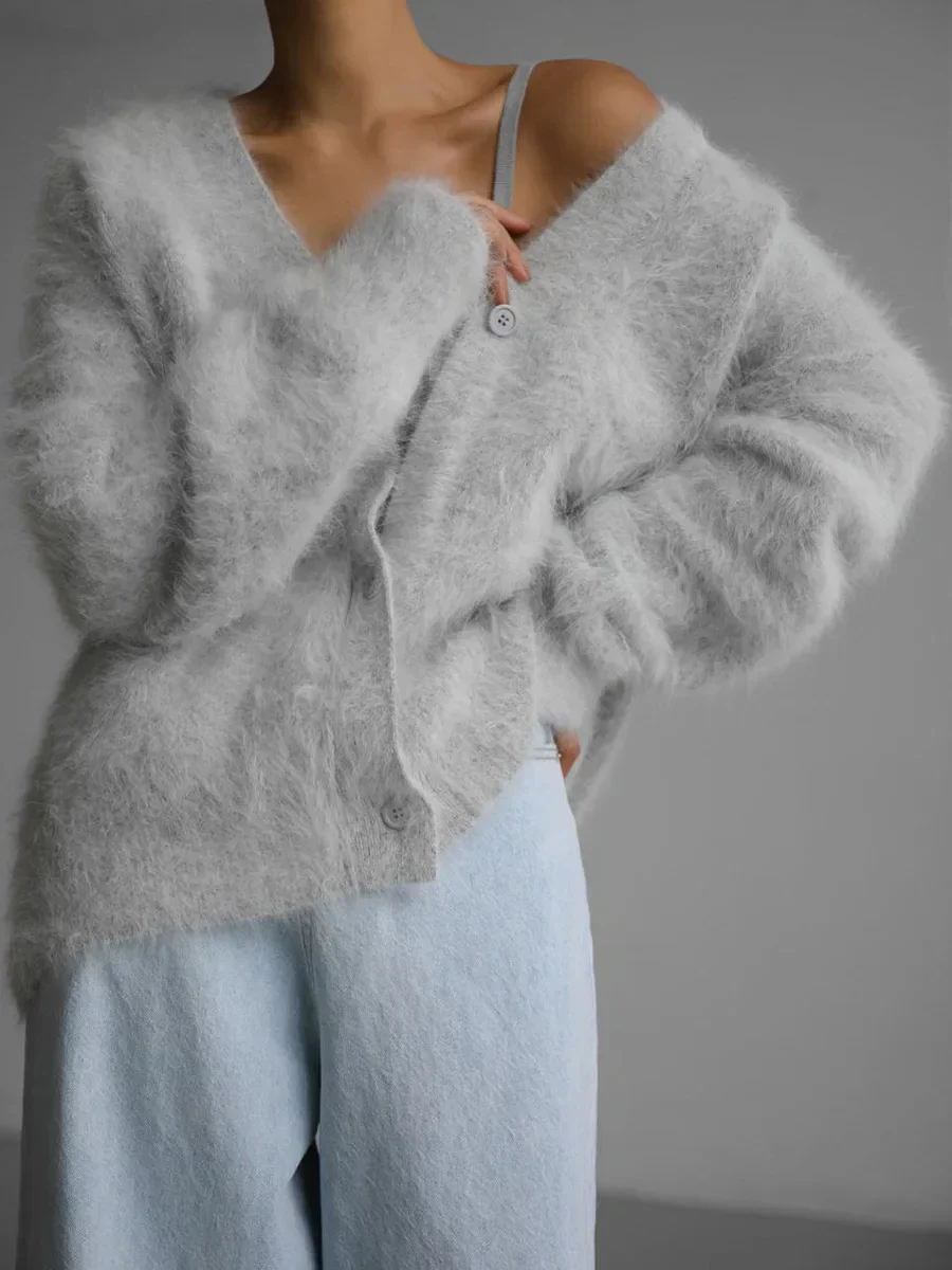 Mila | Zacht fluffy dames vest - Image 7