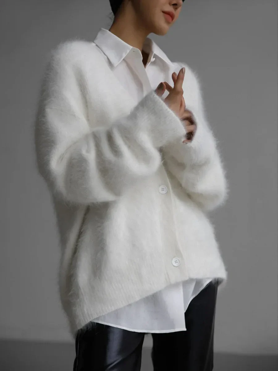 Mila | Zacht fluffy dames vest - Image 8