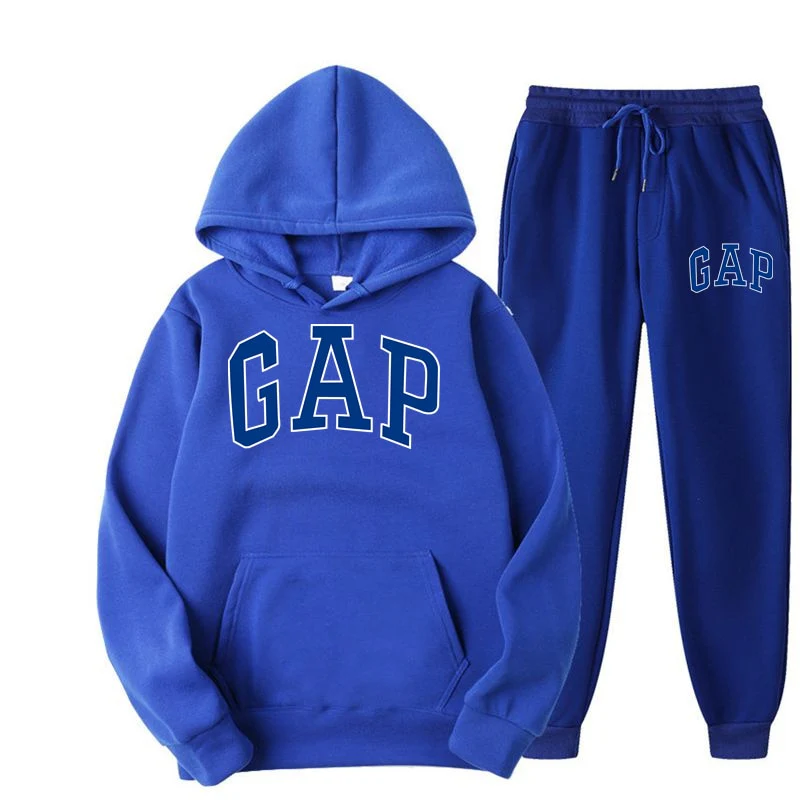 GAP | Modern en comfortabel dames joggingpak met capuchon en tekst - Image 3