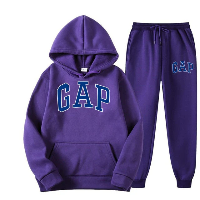 GAP | Modern en comfortabel dames joggingpak met capuchon en tekst - Image 9