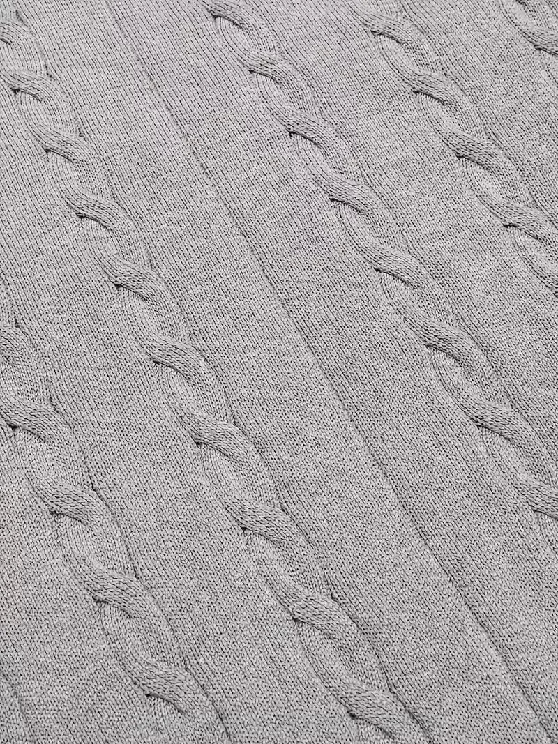 Mouwloos gebreid vest met V-hals - Image 34