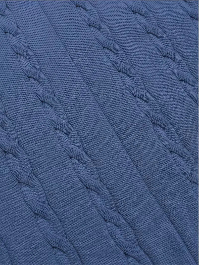 Mouwloos gebreid vest met V-hals - Image 4