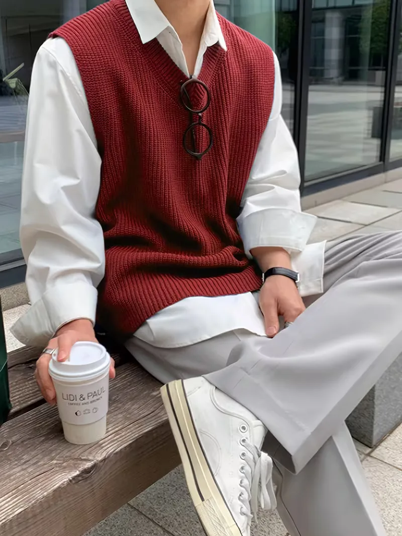 Mouwloos V-neck Vest - Image 8