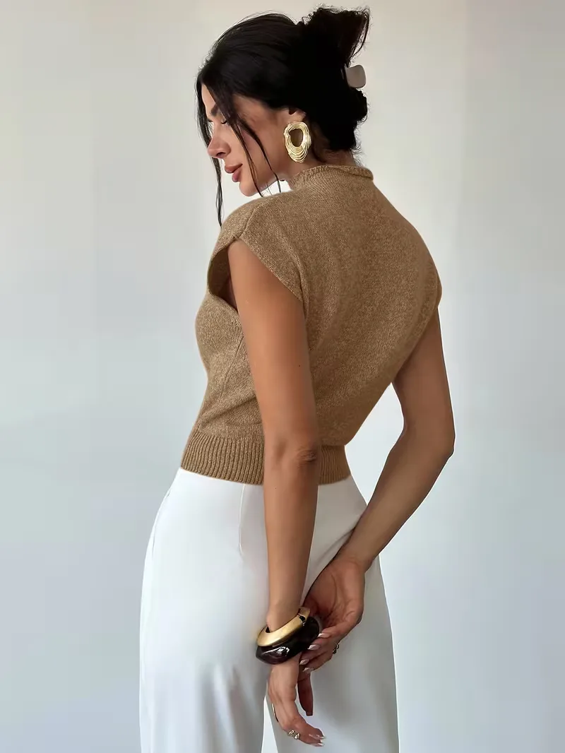 Mouwloos vest met mock neck - Image 27