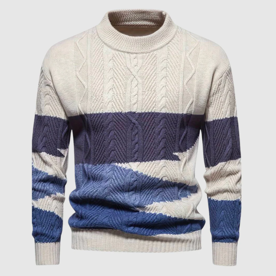 Nadim | Luxe en stijlvolle herentrui met print