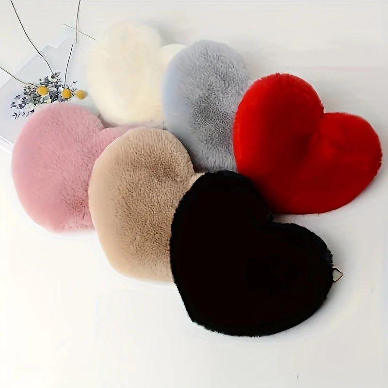 Nina | Schattige pluche hartvormige tas - Image 4