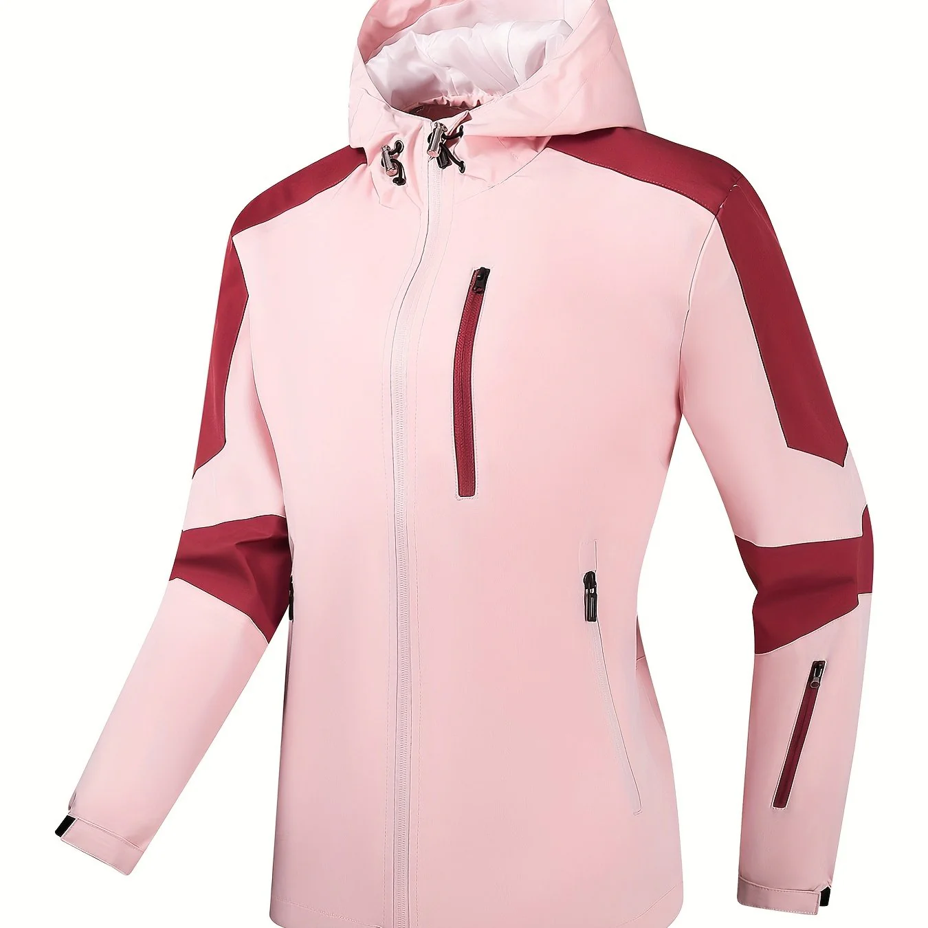 Nina | Sportieve dames outdoorjas met capuchon en ritszakken - Image 11