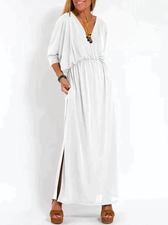 Nina | Zwarte elegante maxi-jurk - Image 8