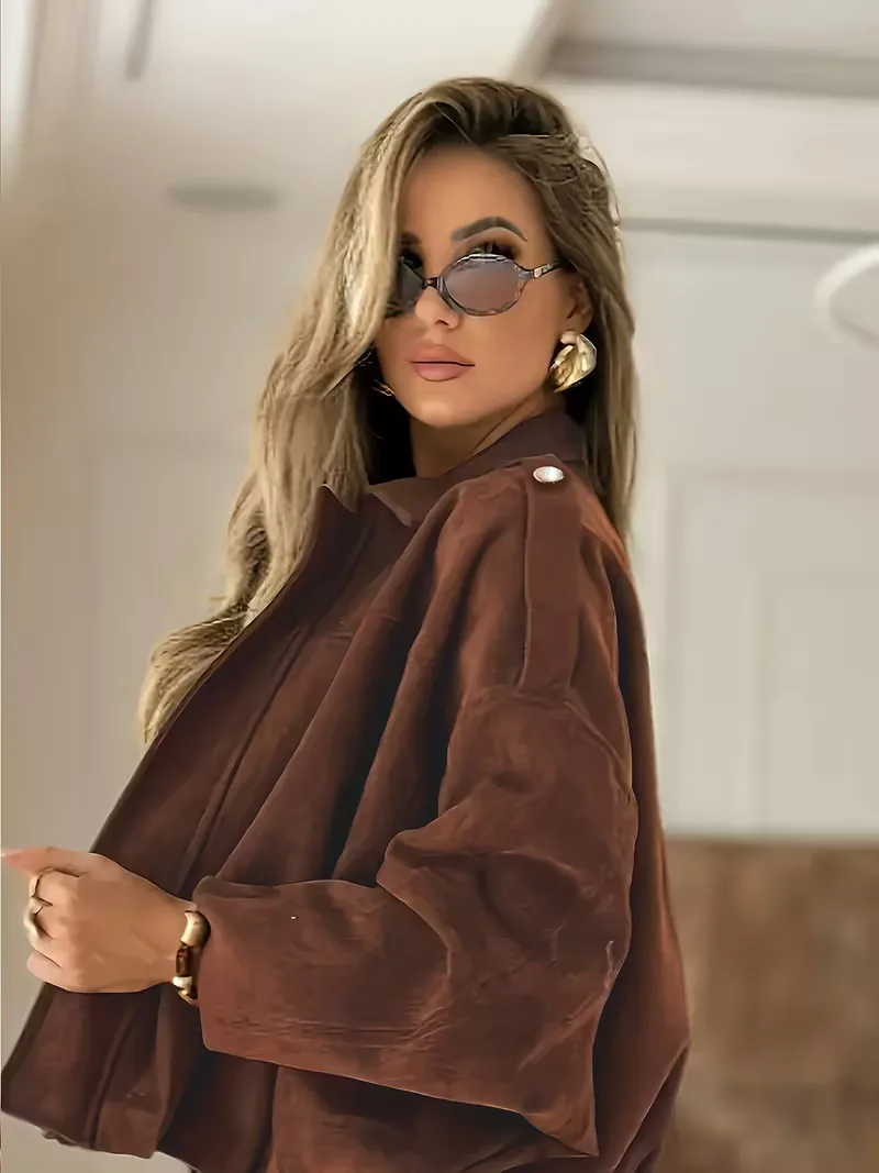 Oversized leren jas - Image 3