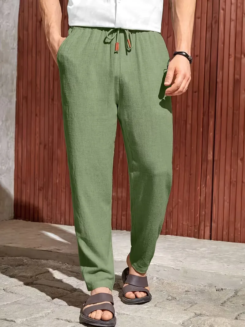 Pantalons met drawstring en straight leg - Image 17