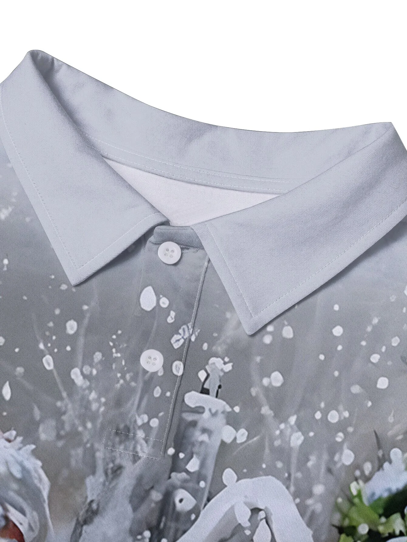 Piet | Casual lange mouw polo met kerstprint - Image 3