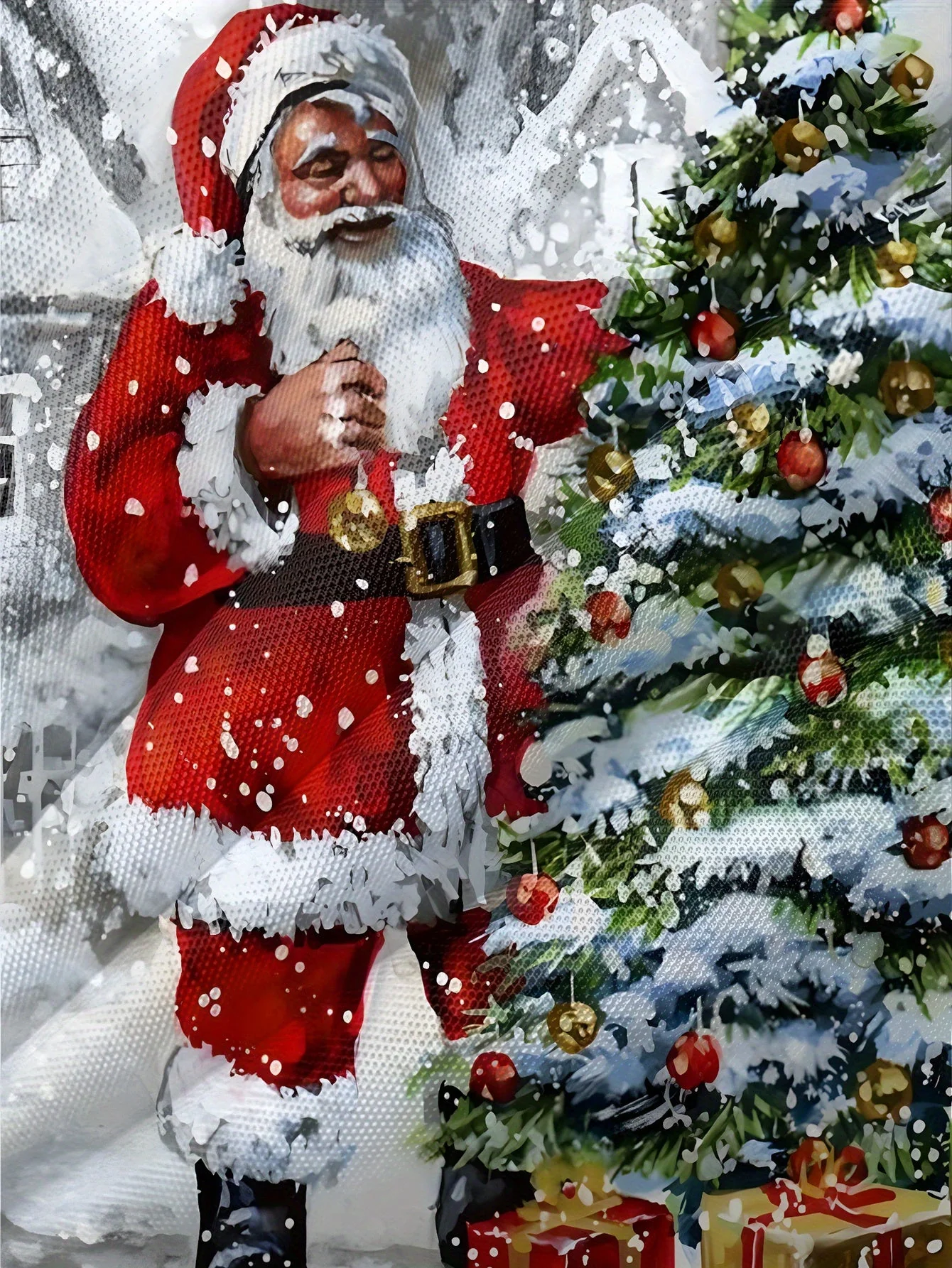 Piet | Casual lange mouw polo met kerstprint - Image 5