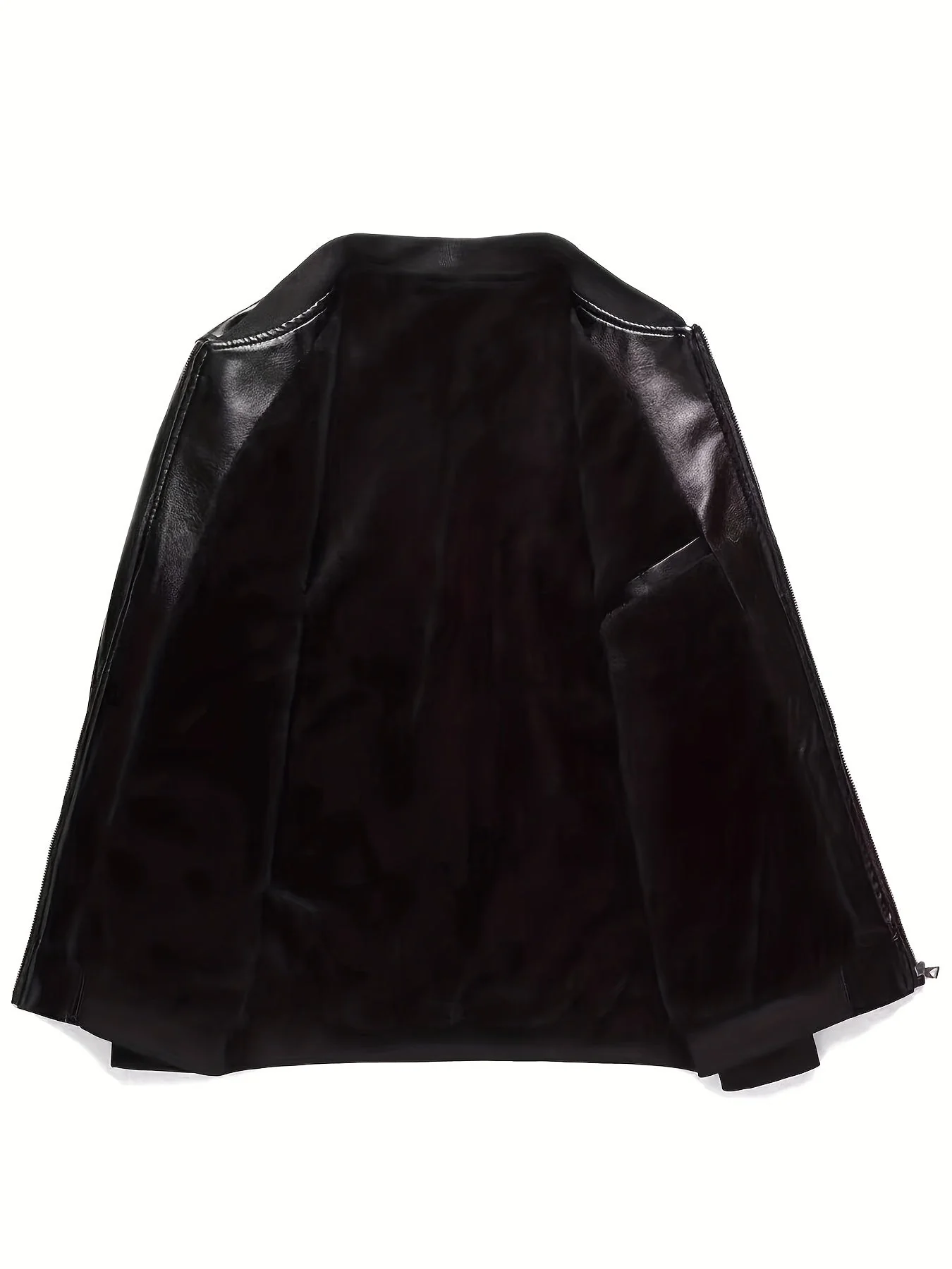 Piet | Klassiek design PU-jack in effen kleur - Image 3