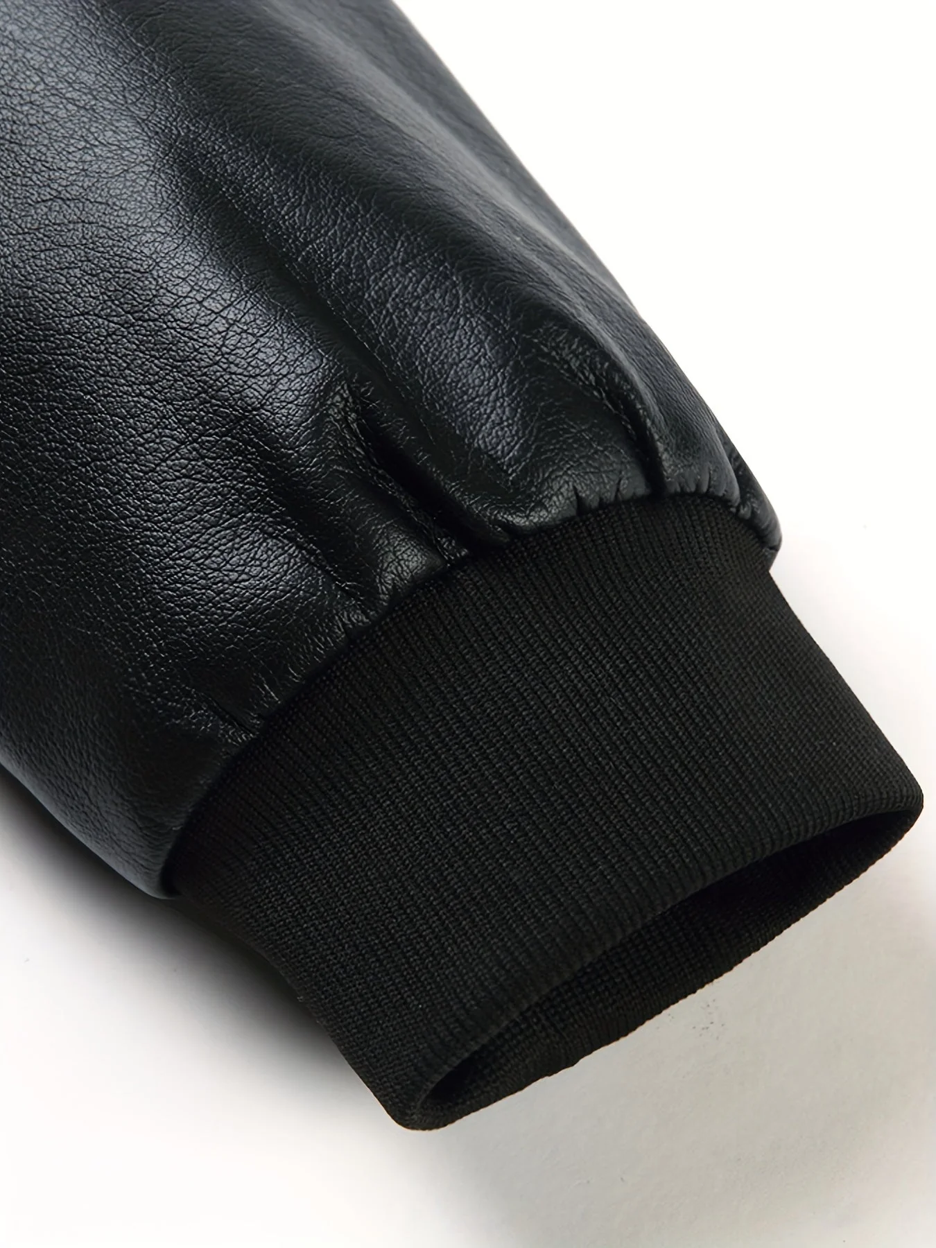 Piet | Klassiek design PU-jack in effen kleur - Image 4