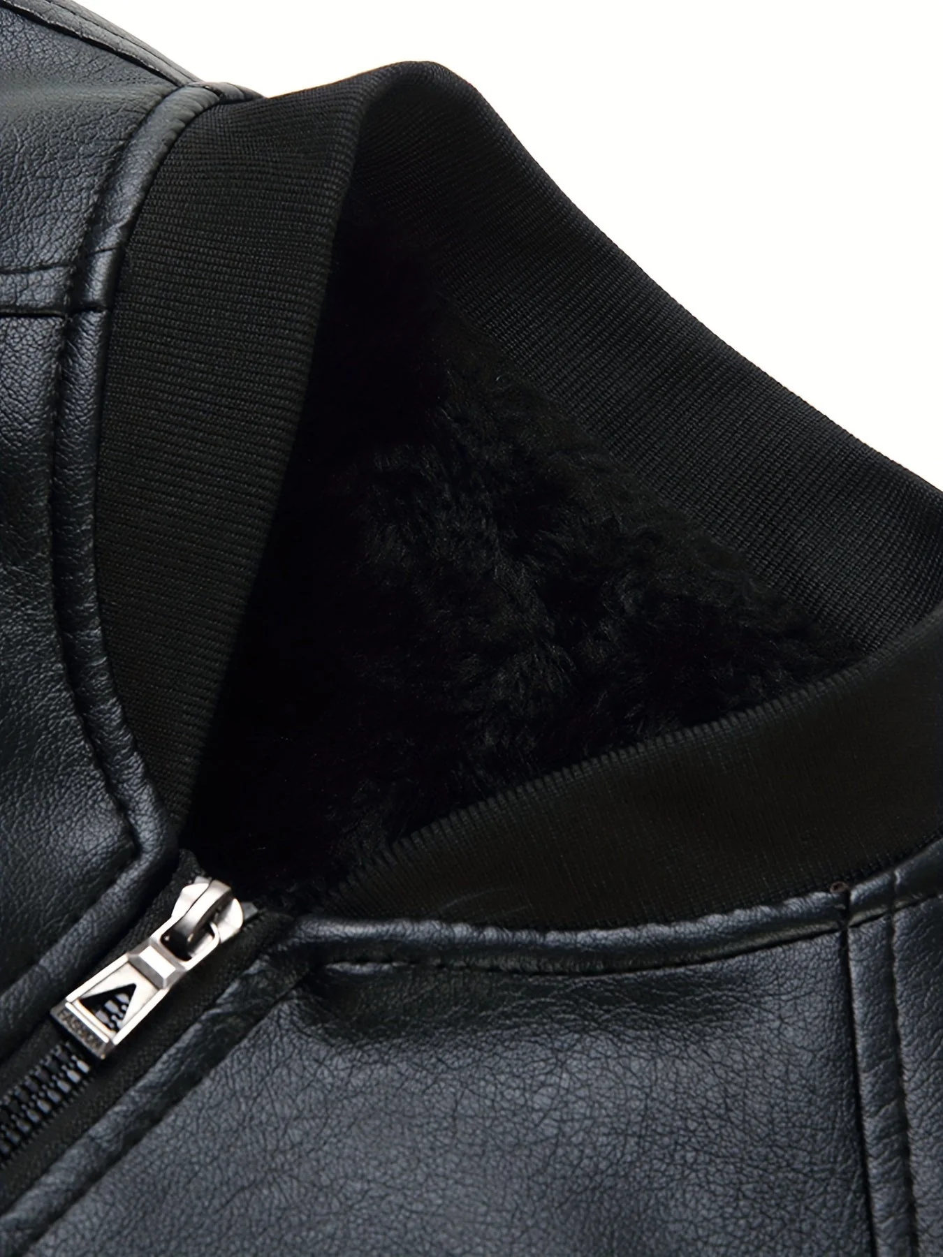 Piet | Klassiek design PU-jack in effen kleur - Image 5