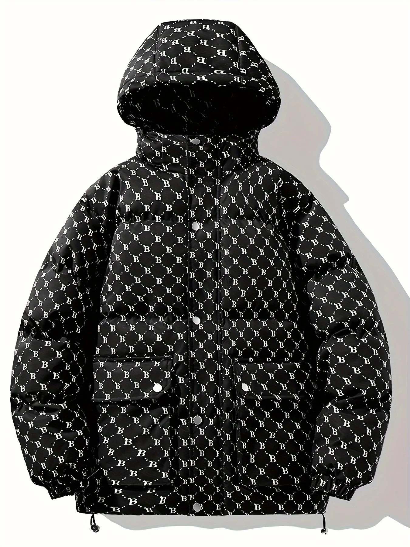 Pim | Stijlvol effen kleur donsjack met zakken - Image 2