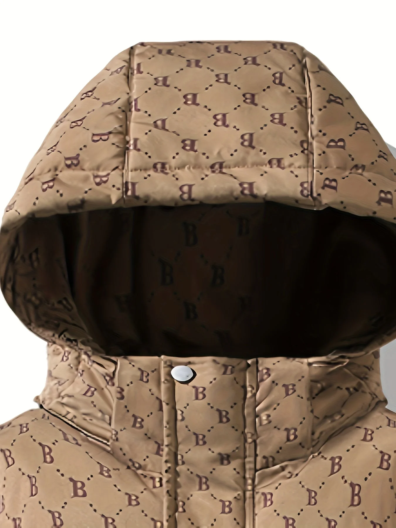 Pim | Stijlvol effen kleur donsjack met zakken - Image 6