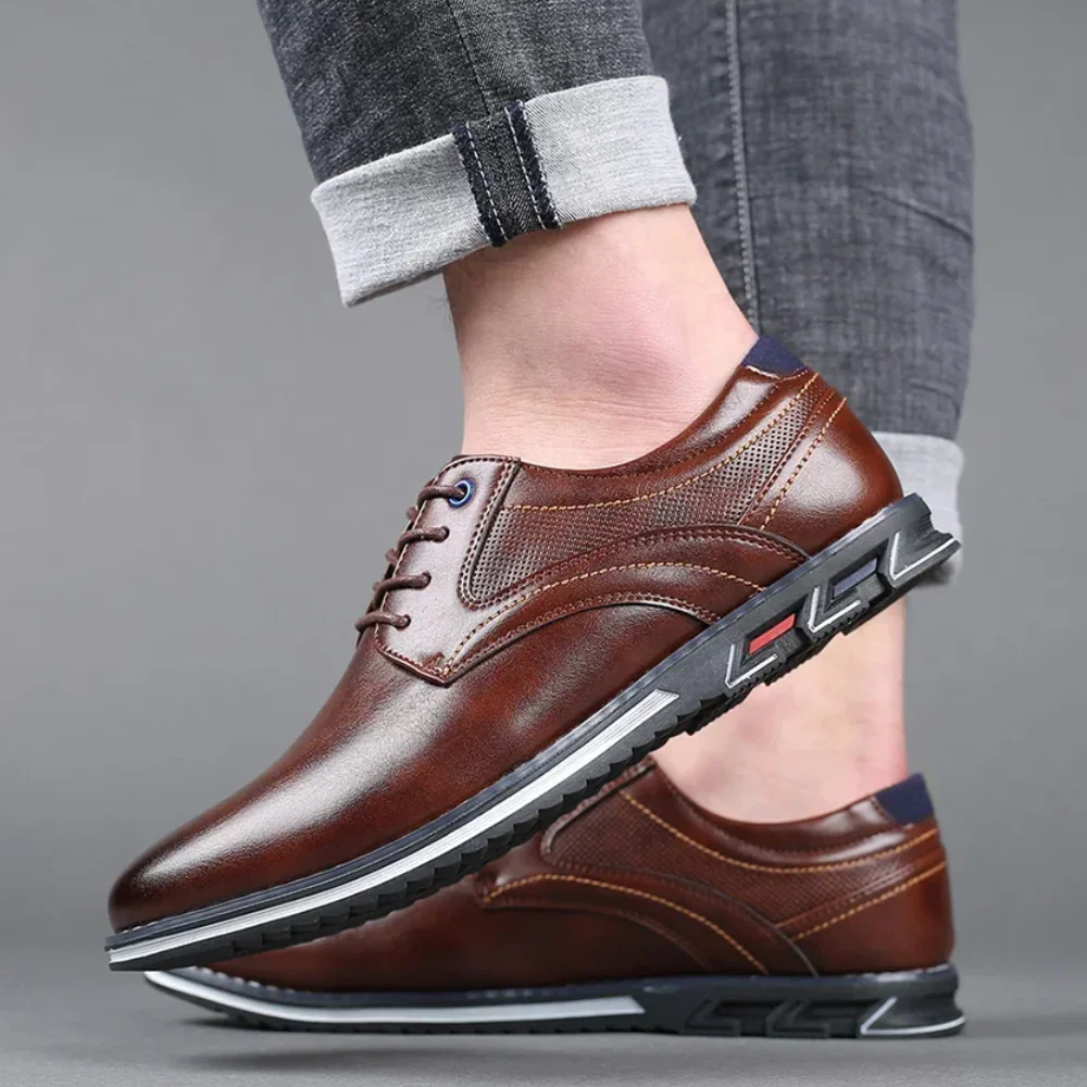 Pim | Leer geklede schoenen - Image 3