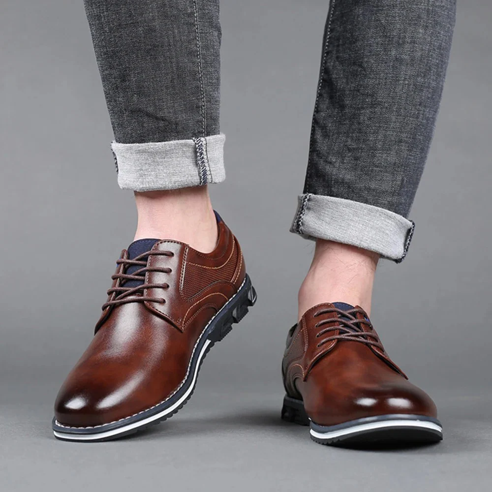 Pim | Leer geklede schoenen - Image 5