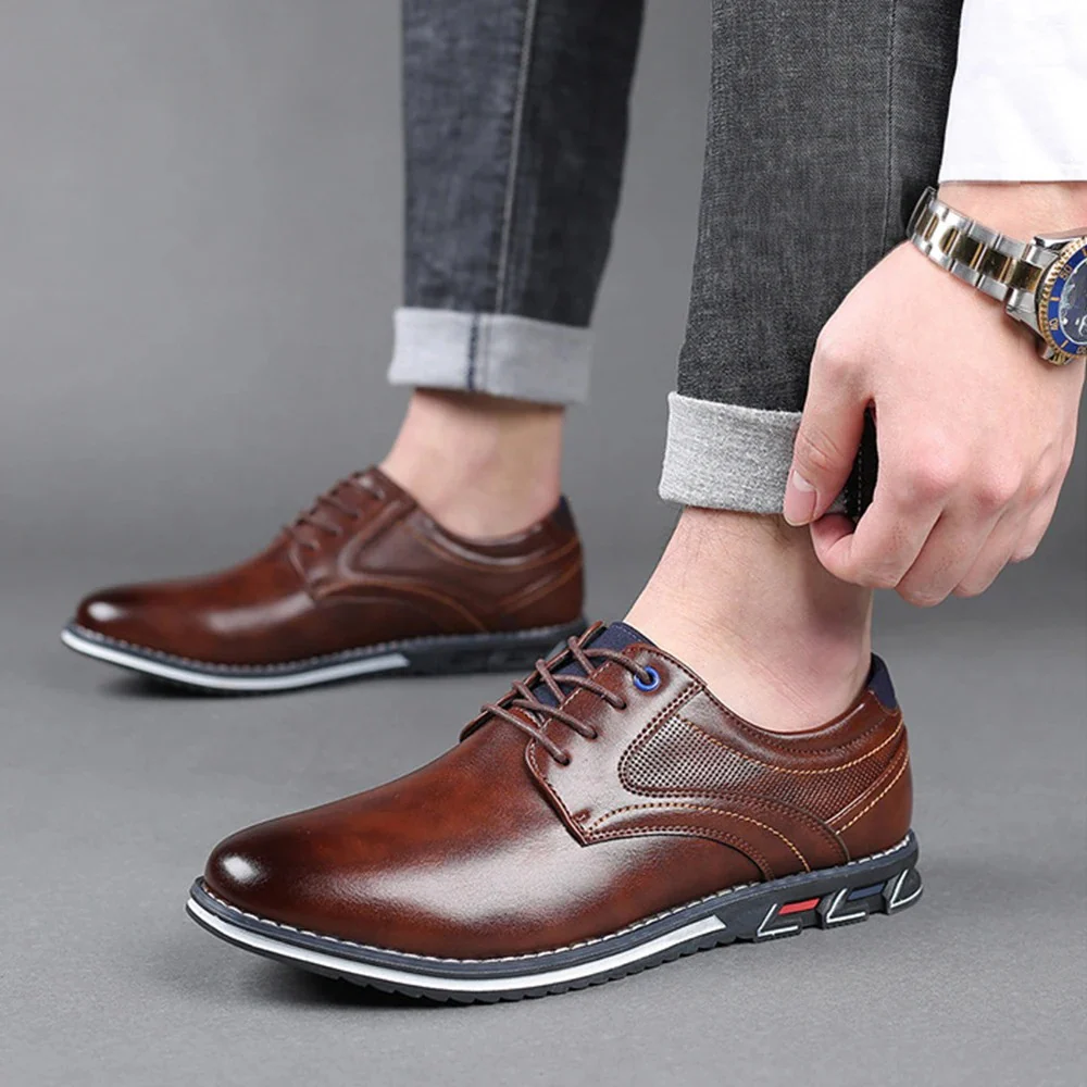 Pim | Leer geklede schoenen - Image 7