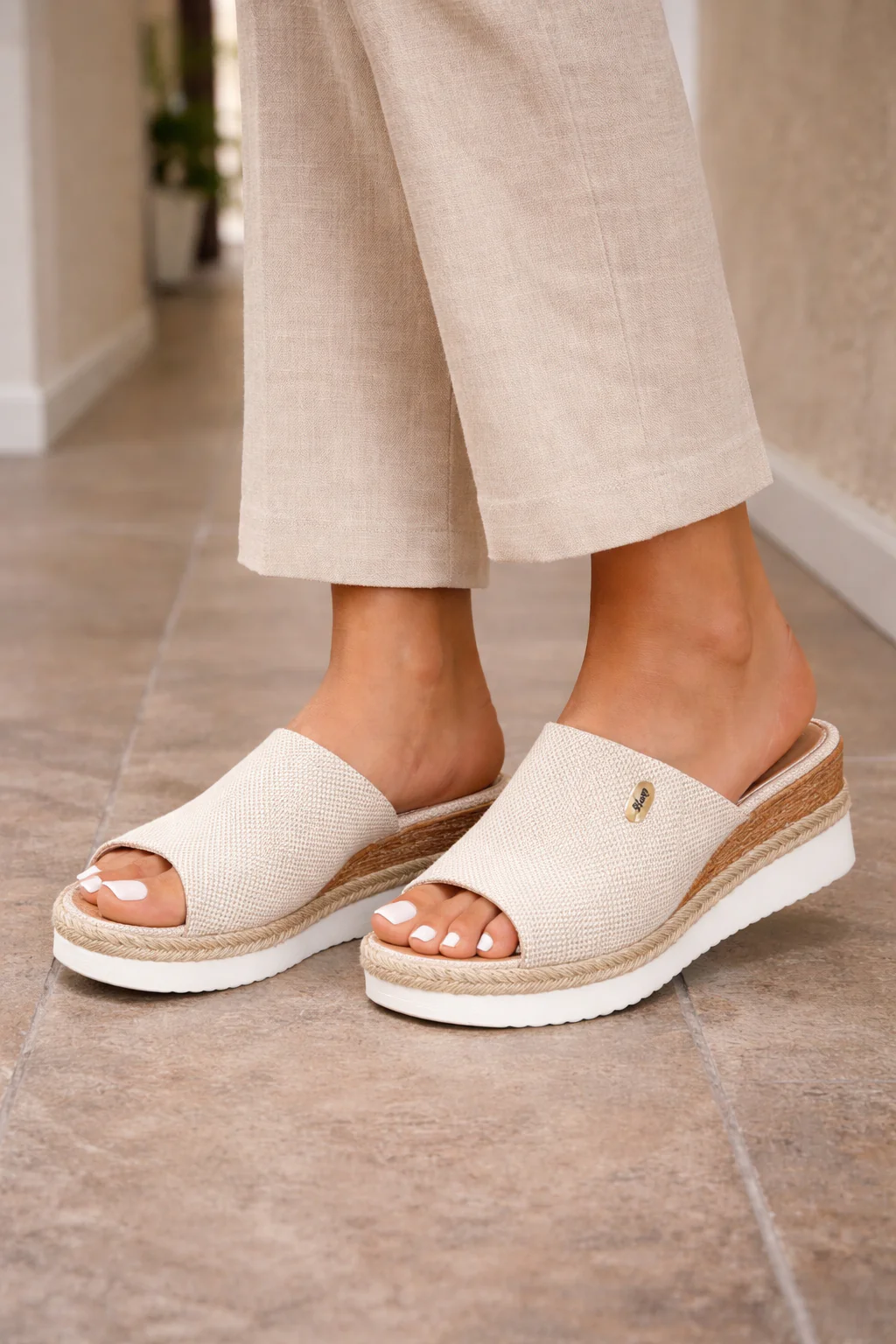 Platform sandalen met open teen - Image 4
