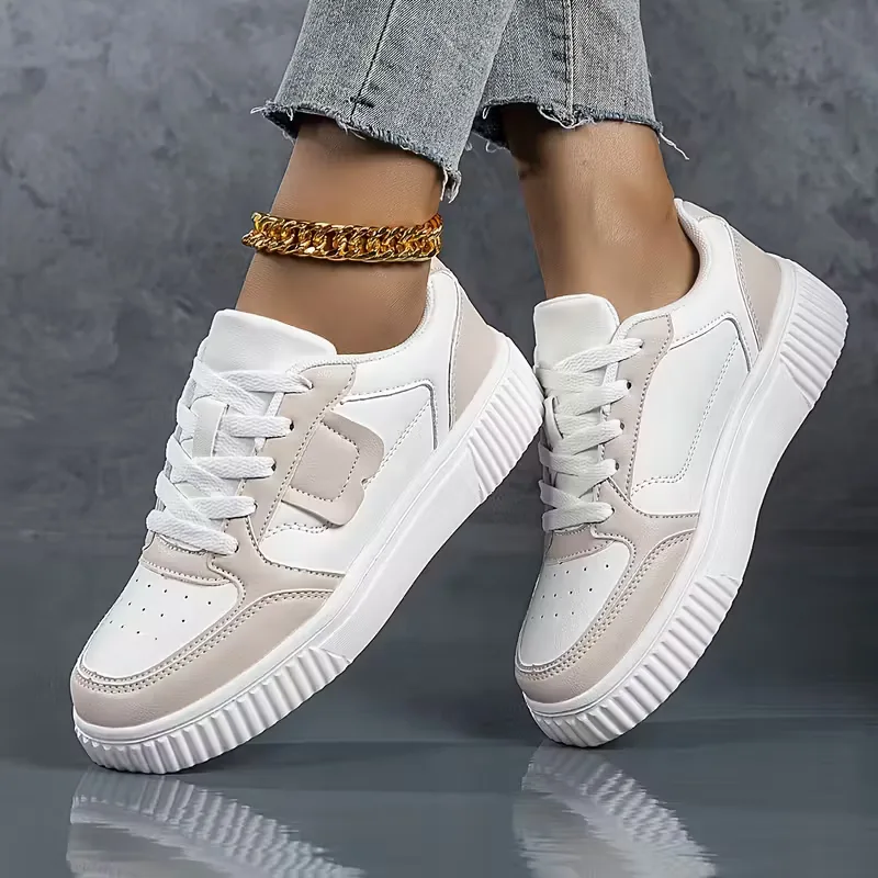 Platform sneaker met kleurblokdesign - Image 4