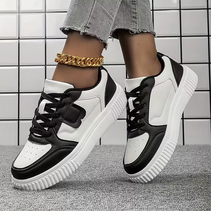 Platform sneaker met kleurblokdesign - Image 6