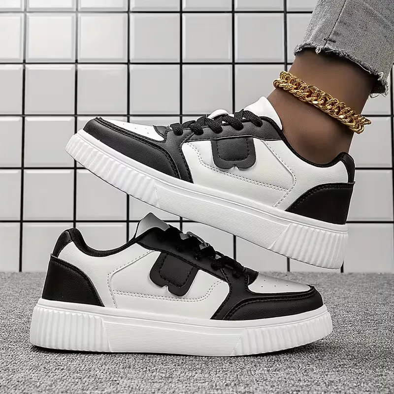 Platform sneaker met kleurblokdesign - Image 7