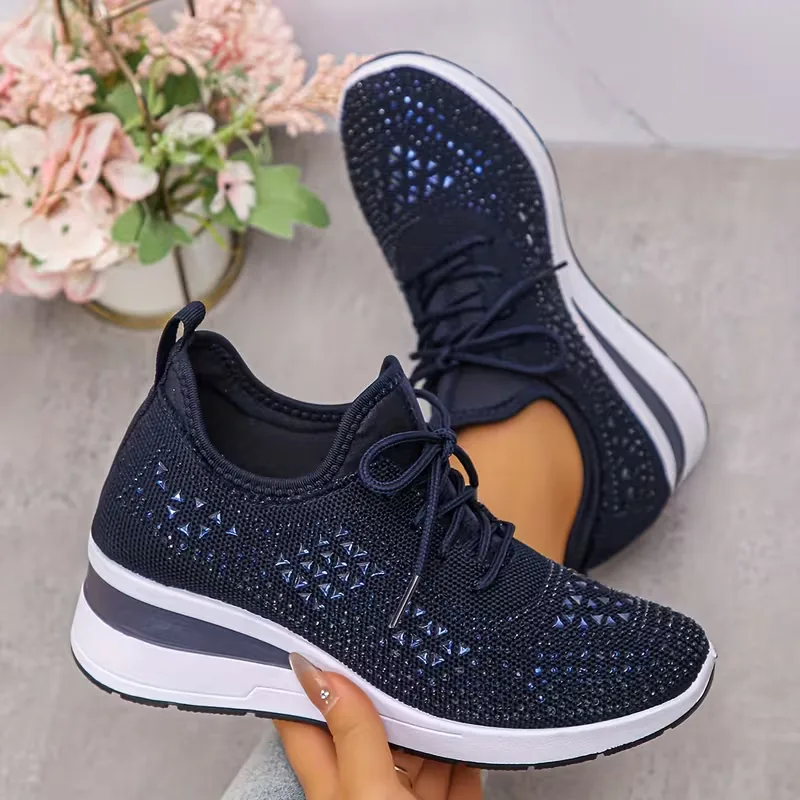 Platform sneakers met gebreide bovenkant - Image 11