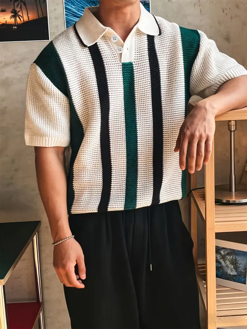 Polo met V-neck en korte mouw - Image 13